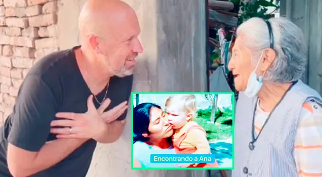 Su 'cholo sueco' llegó a las manos de Ana cuando solo tenía 6 meses, y ahora volvió a sus brazos después de varias décadas.