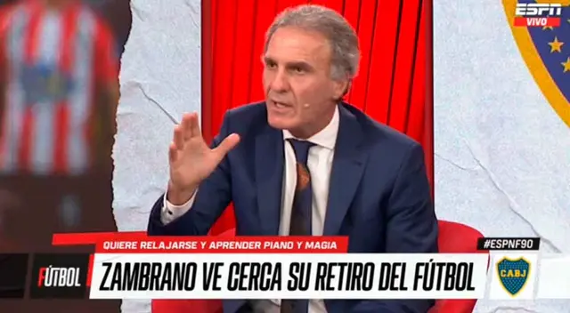 Carlos Zambrano recibió la crítica de Óscar Ruggeri en ESPN Argentina. Carlos Zambrano recibió la crítica de Óscar Ruggeri en ESPN Argentina.