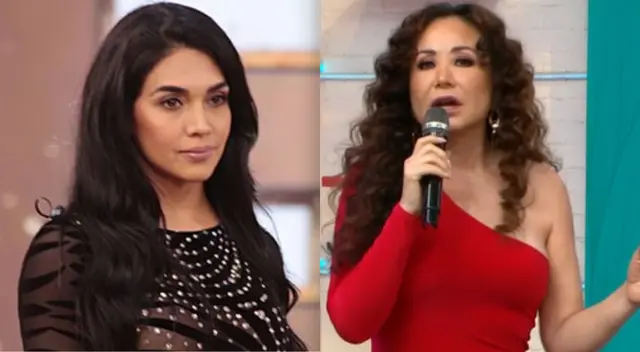 Janet Barboza  apoya consejo que le dio Korina Rivadeneira a Vania Bludau.