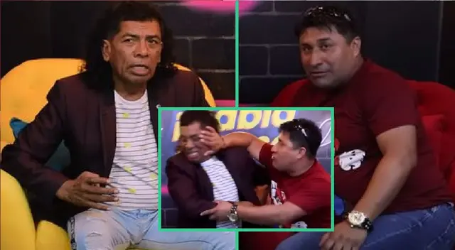 Se fueron a las manos, Chachay y Danny Rosales se pelean en vivo.