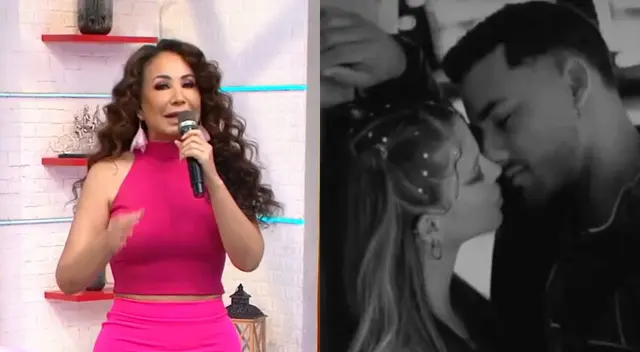 América Hoy emitió una nota sobre una maldición a quienes hacen videoclips juntos, y Janet Barboza aseguró que no cree que Austin Palao y Flavia Laos durarán.