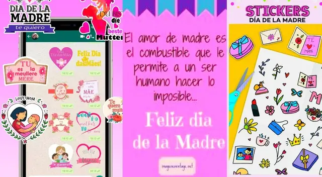 Por WhatsApp dedicarle un lindo detalle a tu mamá por su día.
