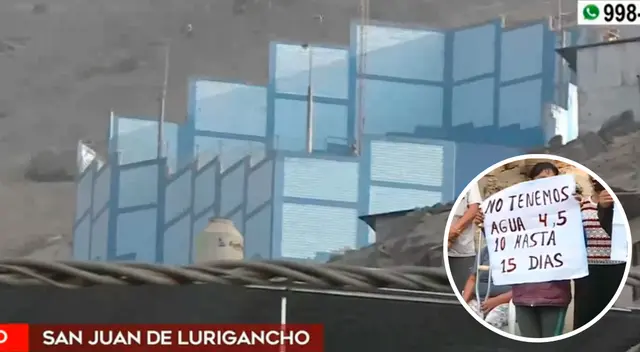 Aseguran que por cada cisterna que llega deben pagar 40 soles por llenar sus tanques y que el agua no les dura ni una semana. Aseguran que por cada cisterna que llega deben pagar 40 soles por llenar sus tanques y que el agua no les dura ni una semana.