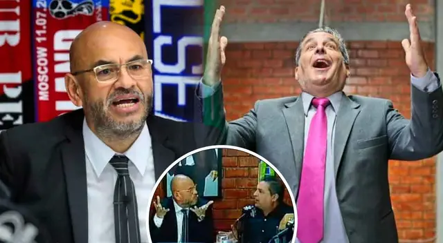 La discusión en el panel hizo que Peter Arévalo y Gonzalo Núñez tengan un duro encuentro.