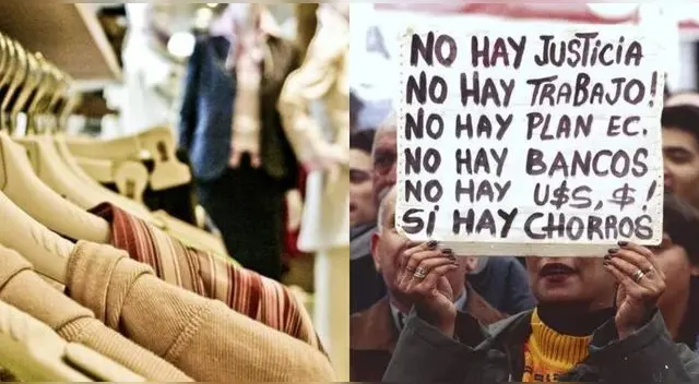 Según el Índice de Precios al Consumidor (IPC), la inflación interanual la ropa fue de 67.3%. en marzo.