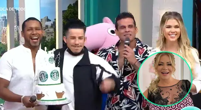 Gisela Valcárcel no pudo con su genio y le dijo curioso comentario a su productor.