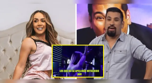 Dorita toca el tema del ampay a Miyashiro en shows.