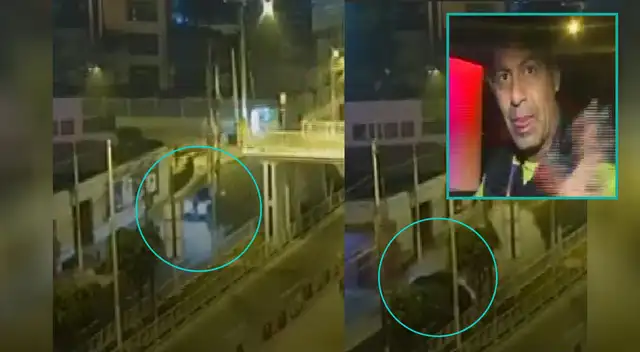 Hombre pierde el control de su vehículo en la avenida Javier Prado.