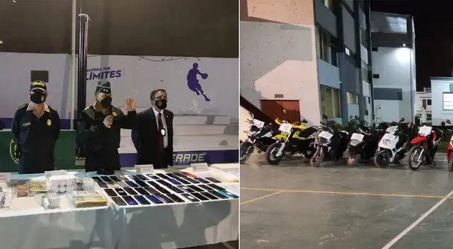 Policía presentó la producción de operativos realizados en una semana.