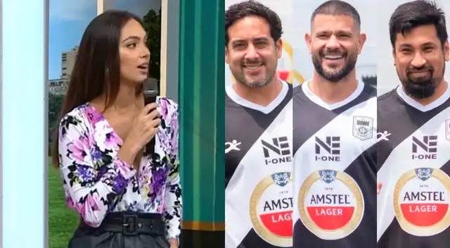 Natalie Vértiz no pudo ocultar su curiosa reacción al hablar de las pichangas de su esposo.