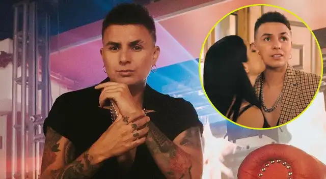 Farik Grippa y Andrea Luna protagonizan videoclip de canción "Dos copas de vino".