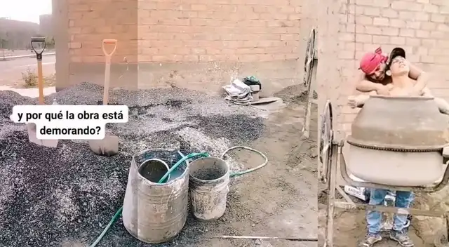 Peculiar escena de los jóvenes se hizo viral en las redes sociales.