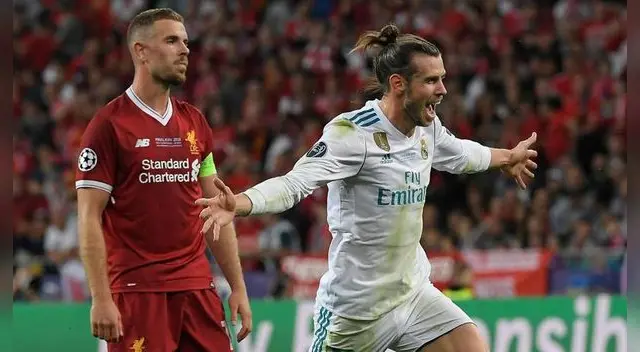 Bale  estuvo imparable marcó dos goles en la victoria 3-1 ante Liverpool en la final 2017-18.