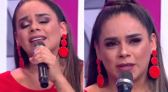 Giuliana Rengifo recibió homenaje por el Día de la madres.