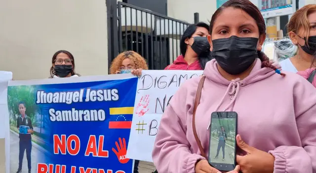 Familiares piden justicia para menor agredido en colegio de Puente Piedra.