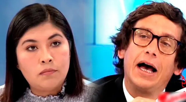 Jaime Chincha y ministra de Trabajo Betssy Chávez