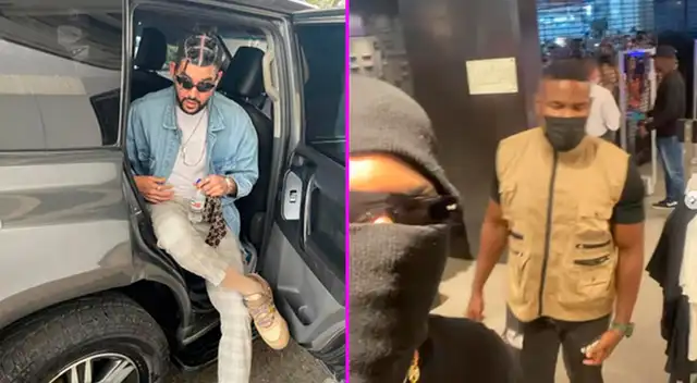 El joven se disfrazó exactamente como el cantante. El joven se disfrazó exactamente como el cantante.