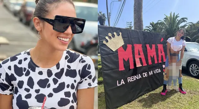 Allison Pastor fue homenajeada por el Día de la Madre en colegio de su hijo. Allison Pastor fue homenajeada por el Día de la Madre en colegio de su hijo.