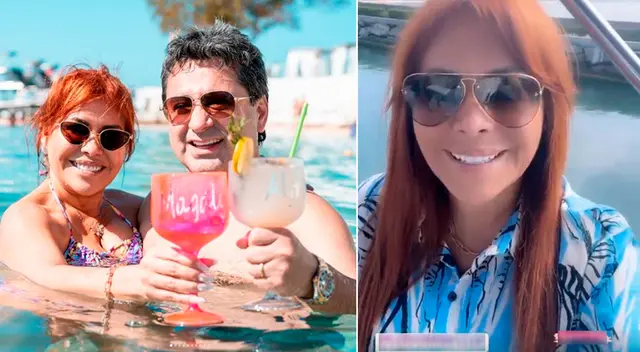 Magaly Medina disfruta previo al Día de la Madre.