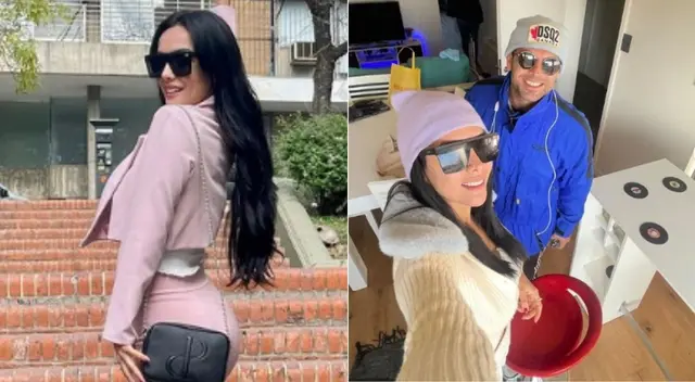 Rosángela Espinoza se reencuentra con Lucas Piró en Argentina Rosángela Espinoza se reencuentra con Lucas Piró en Argentina