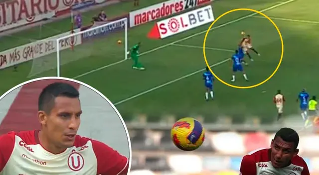 Alex Valera marcó el gol con que la U volteó el partido de manera parcial. Alex Valera marcó el gol con que la U volteó el partido de manera parcial.