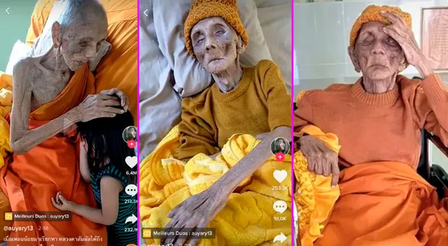 Los cibernautas señalan que el hombre tendría más de 163 años.