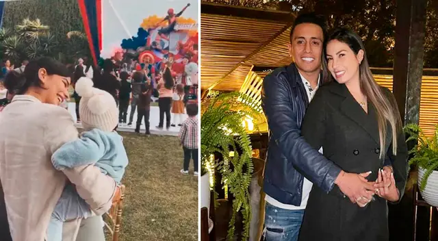 Ivana Yturbe llegó a fiesta de hijo de Christian Cueva.