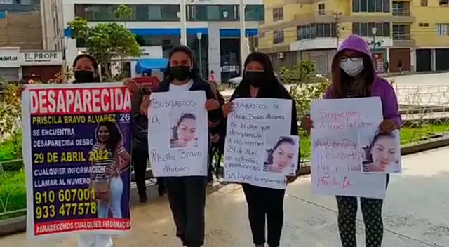 Familiares y amigas denunciaron el caso ante la Policía Nacional del Perú.