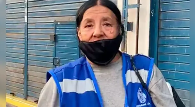 Adulta mayor pide a su familia que no se olviden de ella.