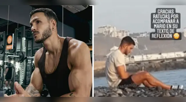 Mario Irivarren luce sol en playa.