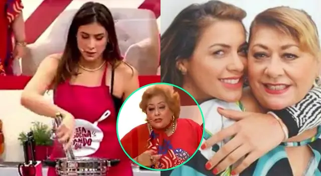 La mamá de Milett Figueroa no pudo con su genio al ver lo que hacía en la competencia.