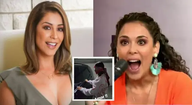 Karla Tarazona es troleada por sus compañeros de conducción al recibir 'modesto' regalo el Día de la Madre.