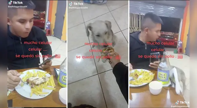 La singular escena no tardó en volverse viral en TikTok.