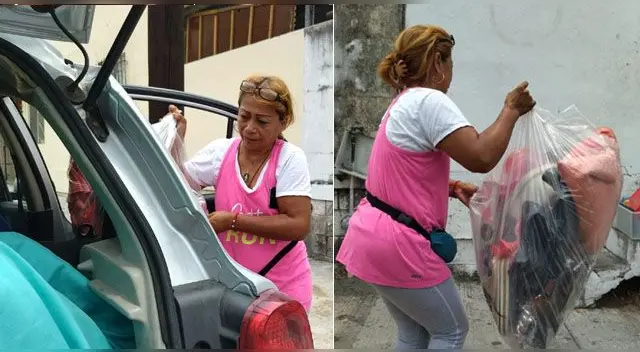 La mujer mexicana se conmovió con la ayuda que le dio el taxista por el Día de la Madre.