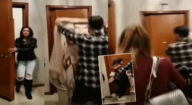 Particular escena de jóvenes se hizo viral en las redes sociales. Particular escena de jóvenes se hizo viral en las redes sociales.