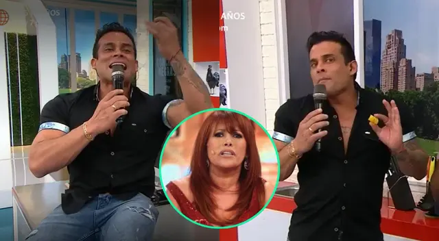 Christian Domínguez se fue con todo al pronunciarse.