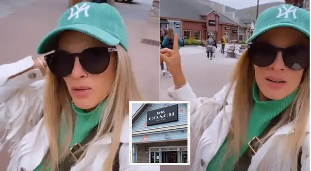 Alejandra de paseo por las calles de Nueva York. Alejandra de paseo por las calles de Nueva York.