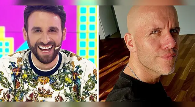 Rodrigo González sobre Gian Marco. Rodrigo González sobre Gian Marco.