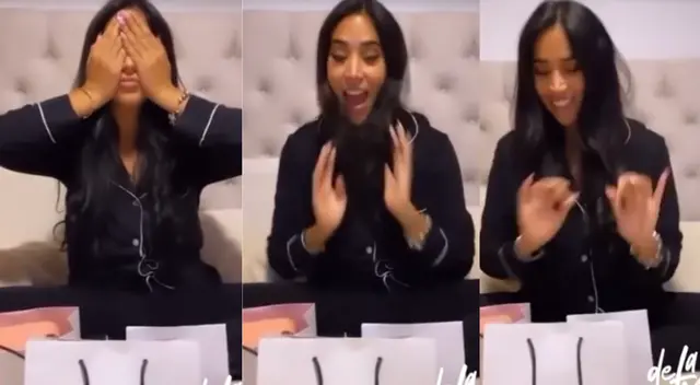 Viralizan reacción de Melissa Paredes en redes sociales.