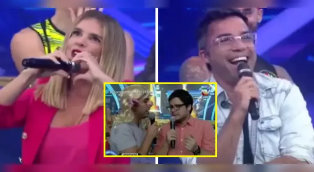 Johanna San Miguel se burla de Renzo Schuller.