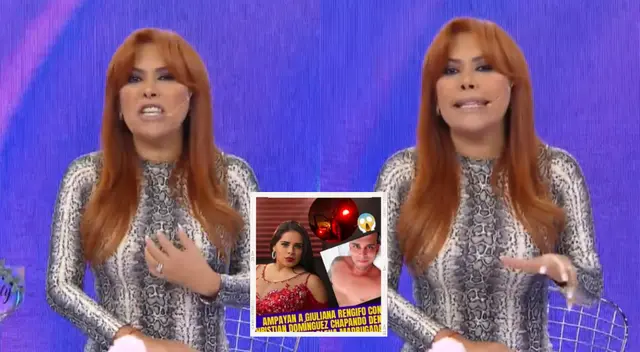 Magaly Medina se pronuncia ante falso ampay de Christian Domínguez.