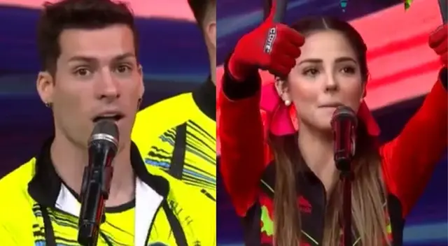 Patricio Parodi y Luciana Fuster se enfrentan en vivo Patricio Parodi y Luciana Fuster se enfrentan en vivo