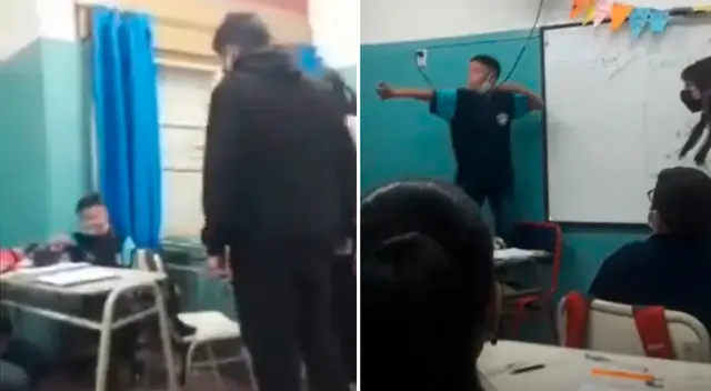 El menor no toleró las burlas de sus compañeros y se defendió. El menor no toleró las burlas de sus compañeros y se defendió.