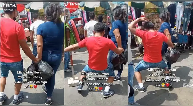 La singular escena se ha vuelto viral.