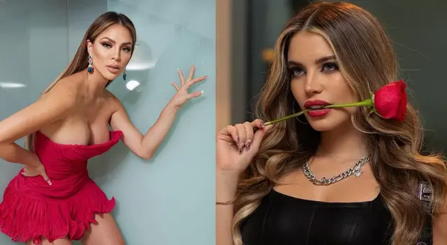 Sheyla Rojas y Flavia Laos se amistaron en vivo en el año 2019.