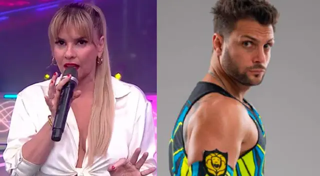 La conductora Johanna San Miguel sorprendió con una nueva versión de la salida de Nicola Porcella en EEG.