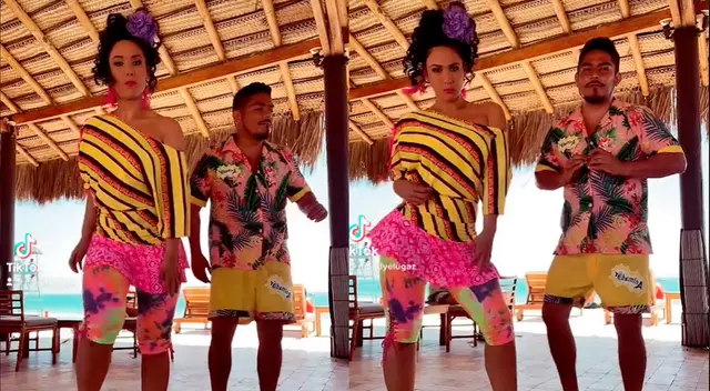 Erick Elera y Magdyel Ugaz no duda en sacar su lado más divertido durante las grabaciones.