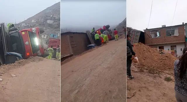 Vehículo pesado destruyó el dormitorio de Raquel Leyva y ella pide al chofer asumir los daños. Vehículo pesado destruyó el dormitorio de Raquel Leyva y ella pide al chofer asumir los daños.