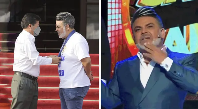 Andrés Hurtado descarta algún interés polítoco tras asistir a Palacio de Gobierno.