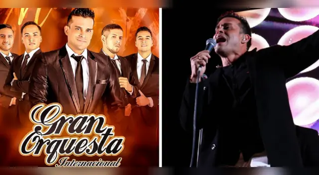 Christian Domínguez forma parte de la Gran Orquesta Internacional.